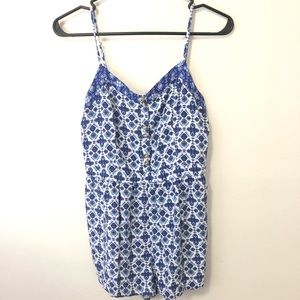 American Eagle adjustable strap romper women’s SM